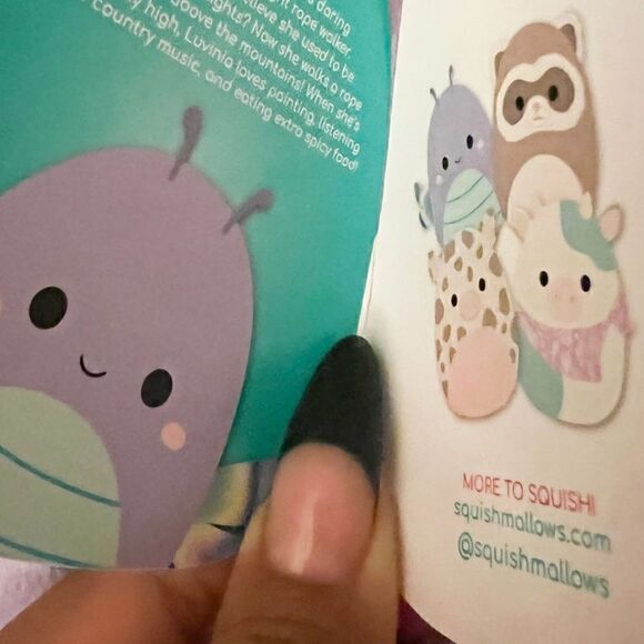 NWT 12” Luvinia the Dragonfly Squishmallow Easter Edition 2022 - Picture 7 of 7